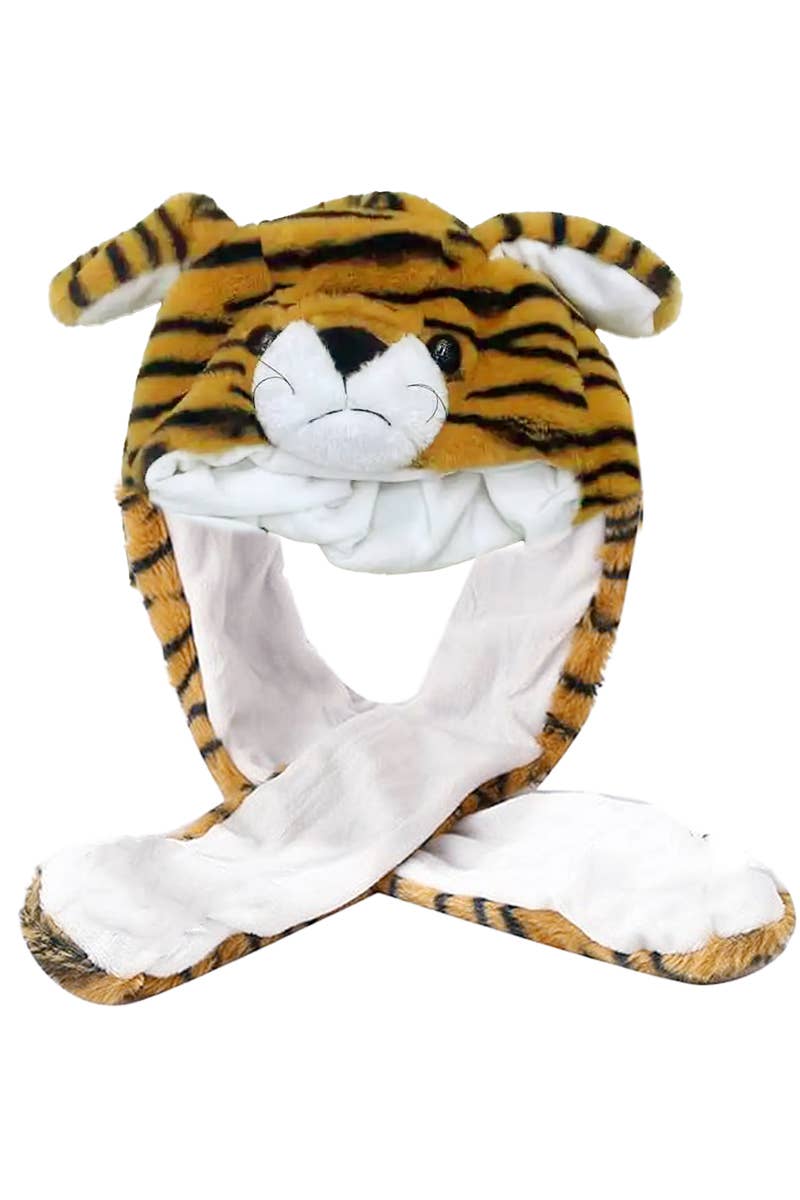 Animal Pals Led Light-up Ear Moving Fluffy Fur Hat