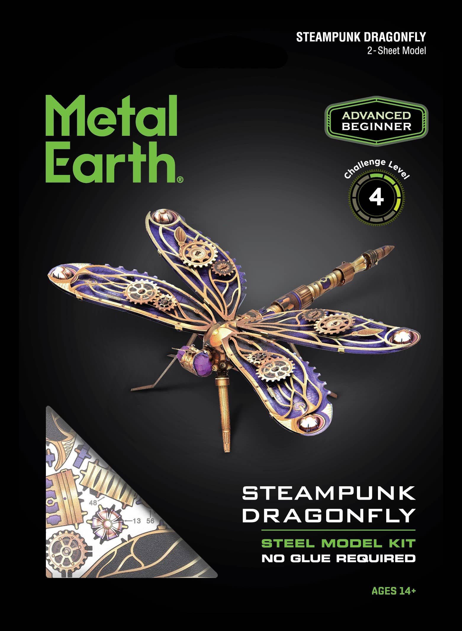 Metal Earth Steampunk Dragonfly