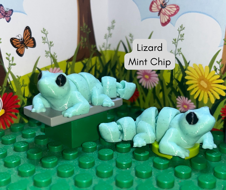 Lizard Fidget Friend - Includes Play Scene