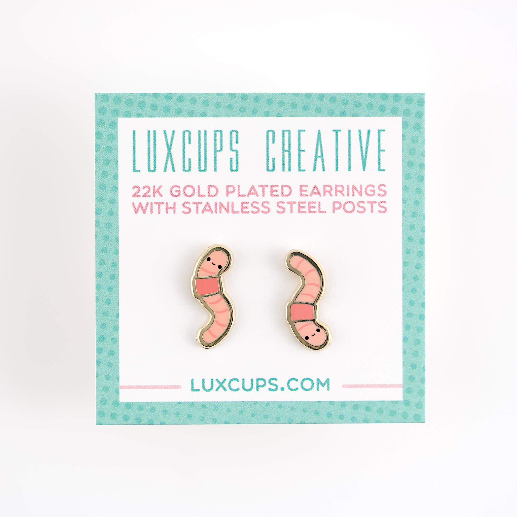 Earthworm Earrings