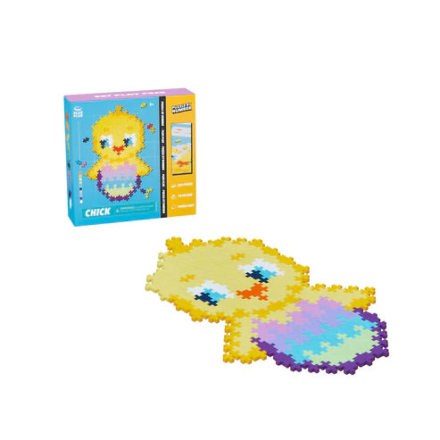 Puzzle by number Chick