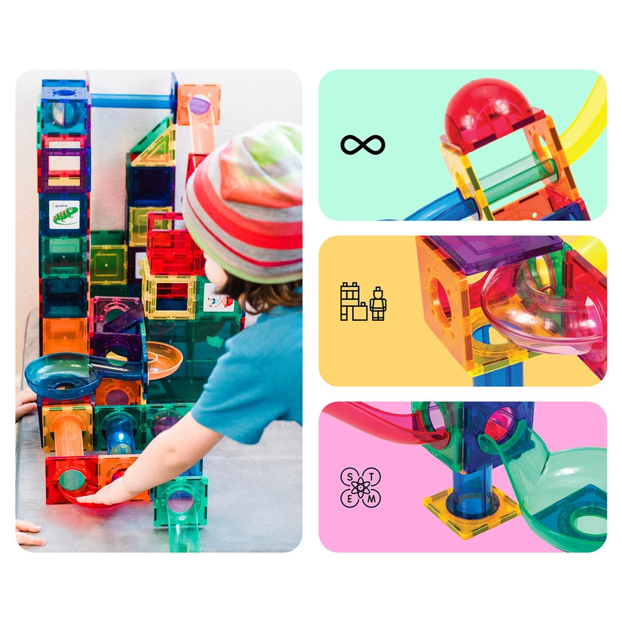 Magnetic Marble Run 50 Pc Set
