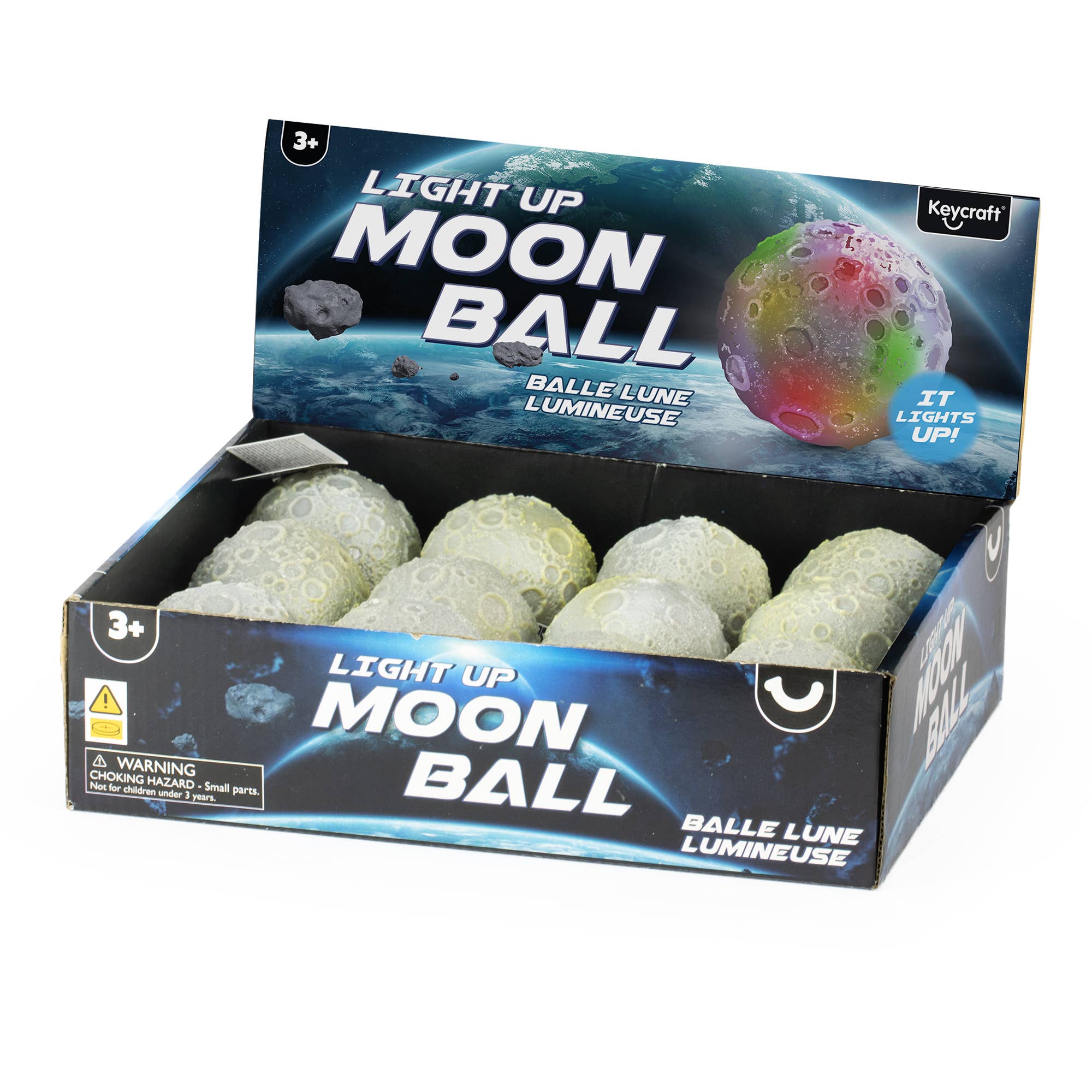 Light Up Moon Ball Sensory Toy
