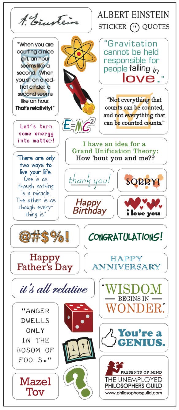 Albert Einstein Card
