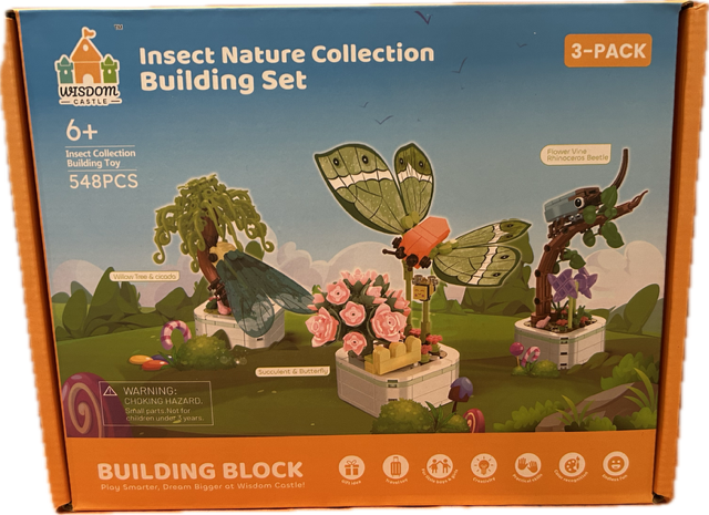 Insect Blocks Orange Box