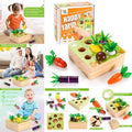 Happy Farm - STEM Montessori Shape Learning - All Wood Toy