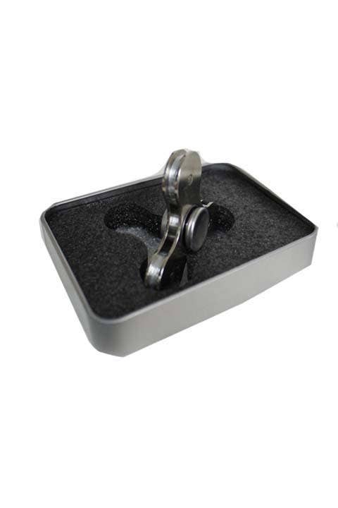 Round Metal Triple Bearing Fidget Spinner