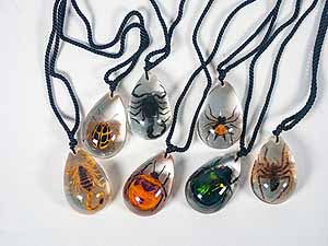 Resin Bug Necklace
