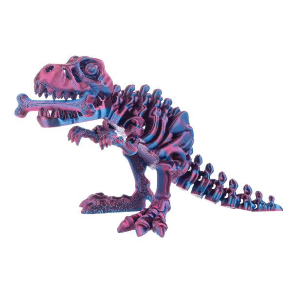 Shimmering Creature Toy, T-Rex with Bone