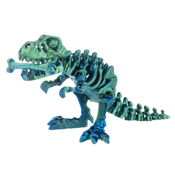 Shimmering Creature Toy, T-Rex with Bone