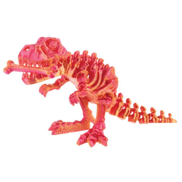 Shimmering Creature Toy, T-Rex with Bone
