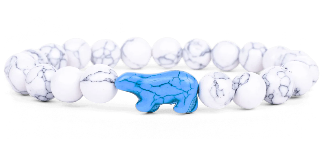 The Venture Bracelet (Polar Bear): Arctic White
