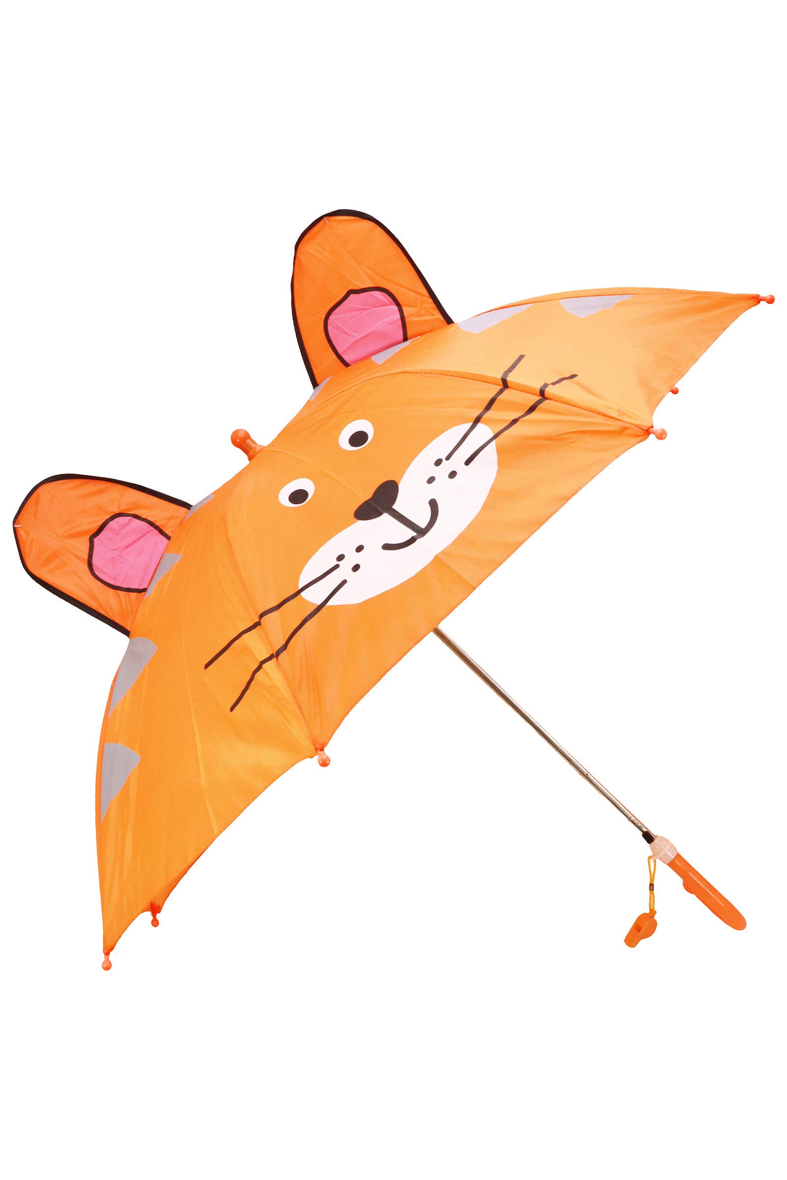 Kids Pointy Ear Animal Auto Open-Fold Umbrella
