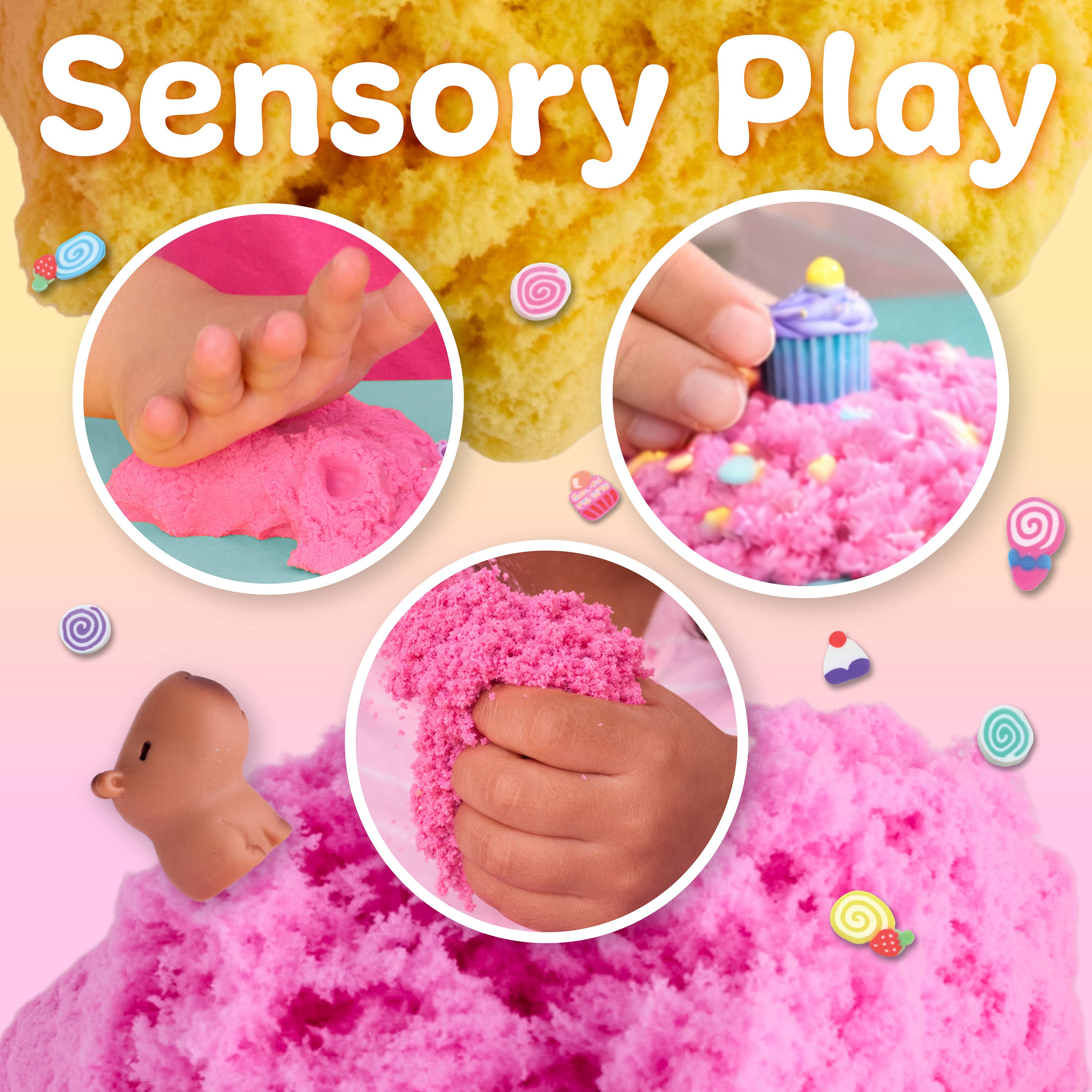 Sensory Mini Play Kit Jar with Cloud Clay: Capybara Theme