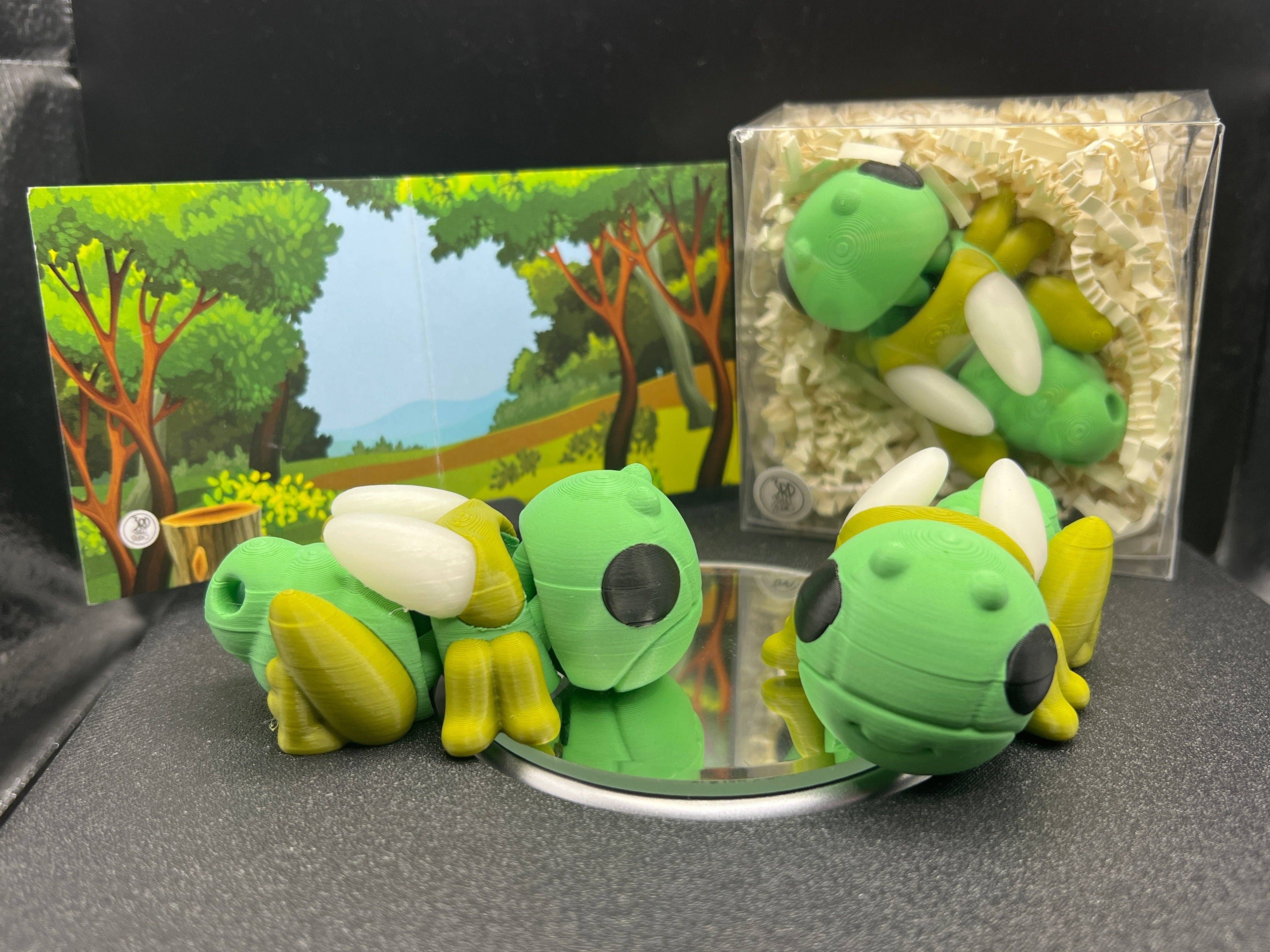 Grasshopper Fidget Friend - Includes Play Scene