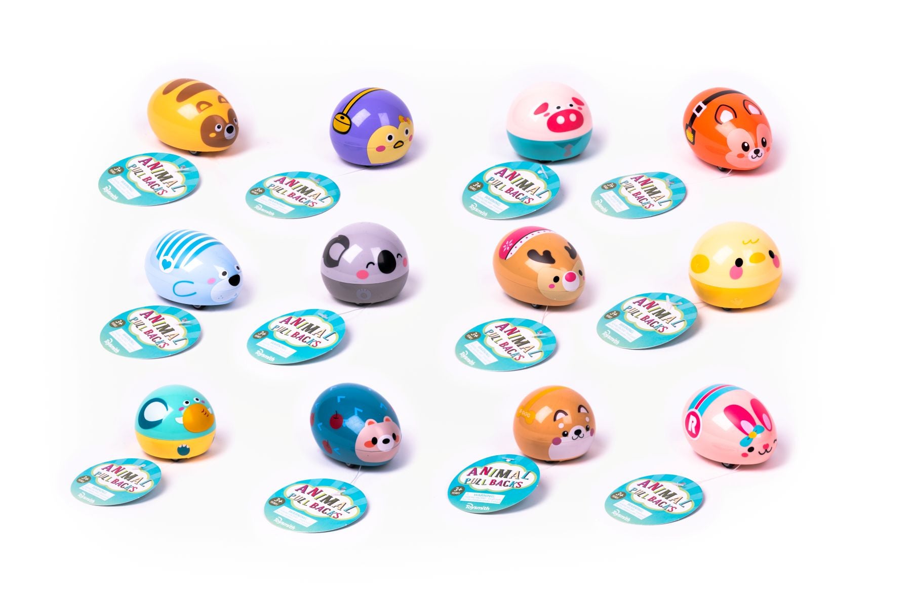 Farm Fresh Zippy Critters, Magnetic Pull-Back Toys