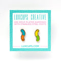 Gummy Worm Earrings