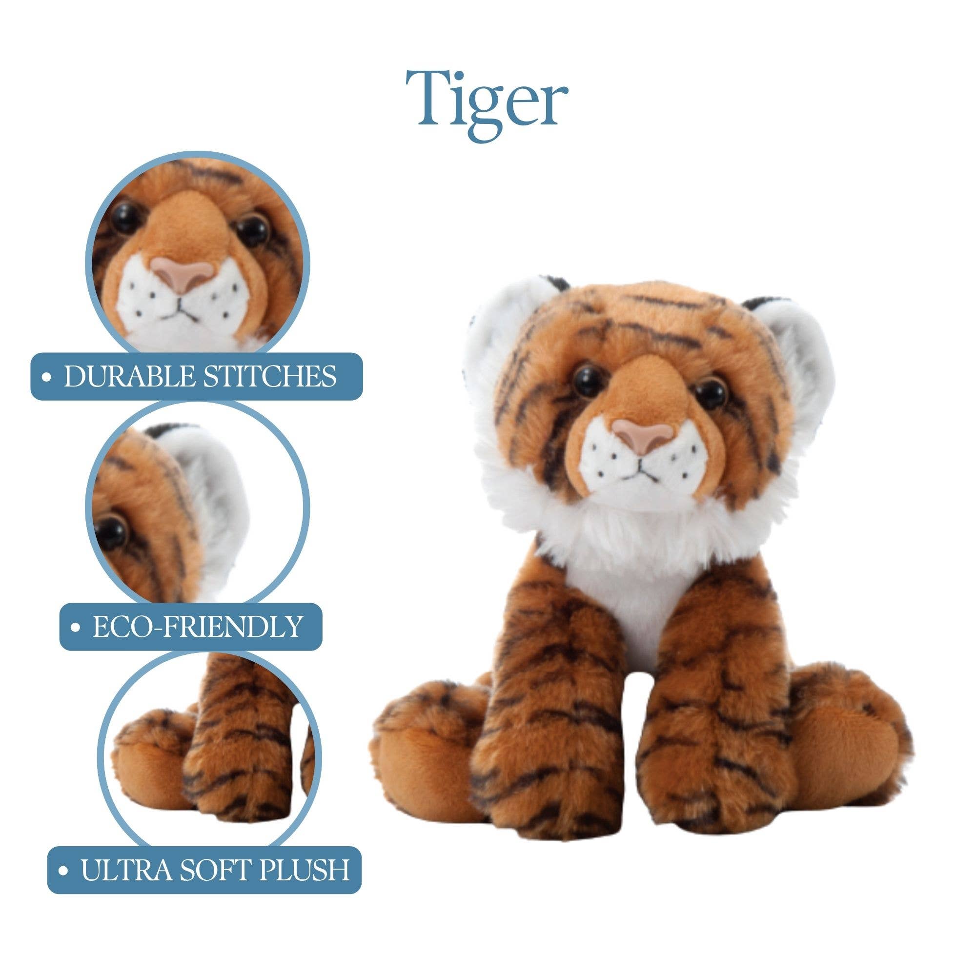 Tiger Wild Life 8" (20cm) Wild Onez