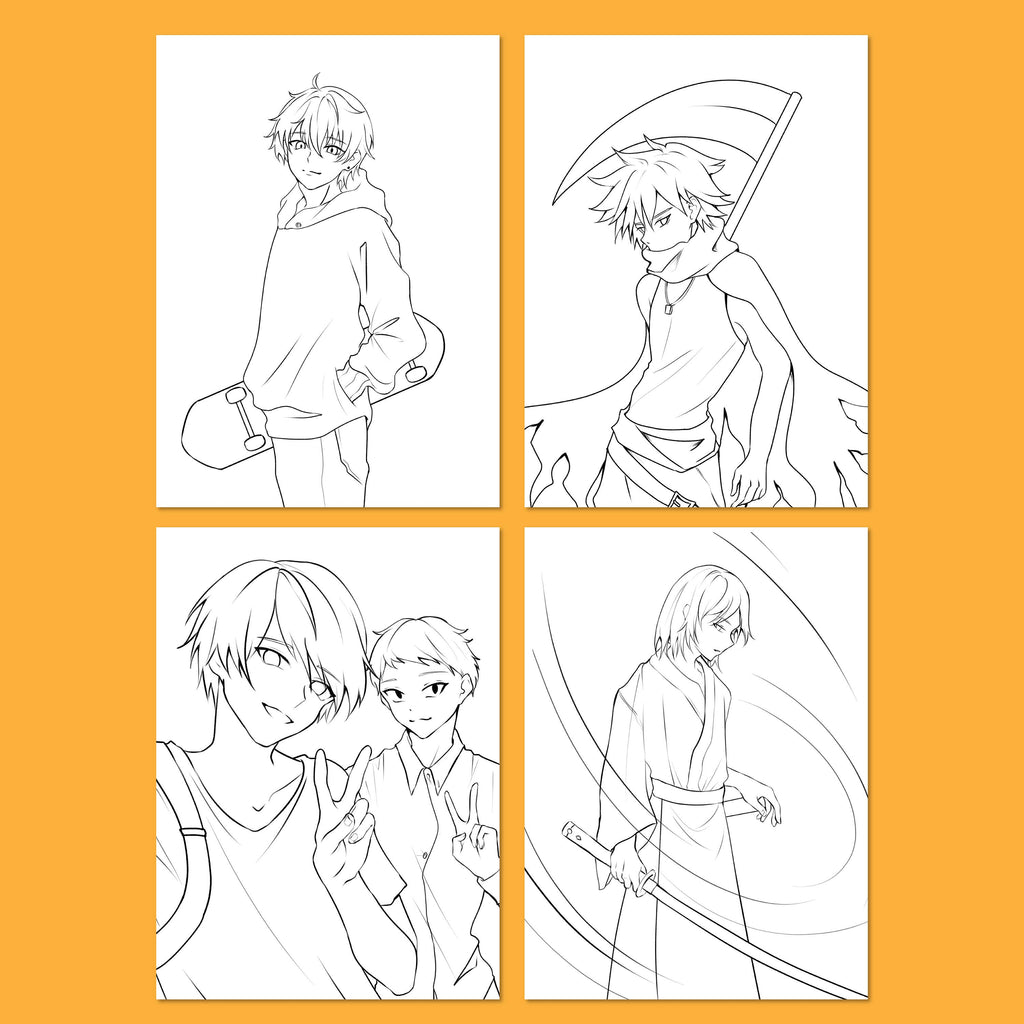 Anime Drawing - Shonen Edition Drawing Instruction Kit