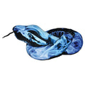 Blue Flames Plush Snake 54"