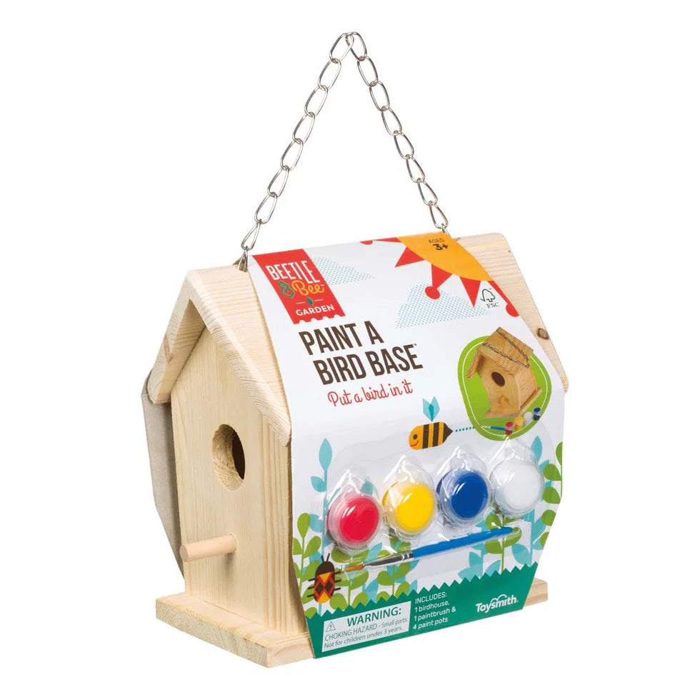 Paint A Bird Base- Beetle & Bee Garden