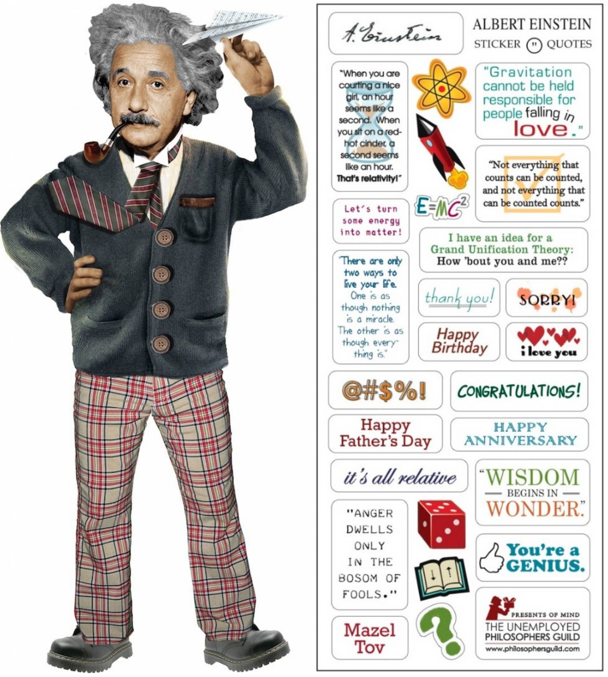 Albert Einstein Card