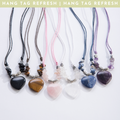 Gemstone Heart Pendant