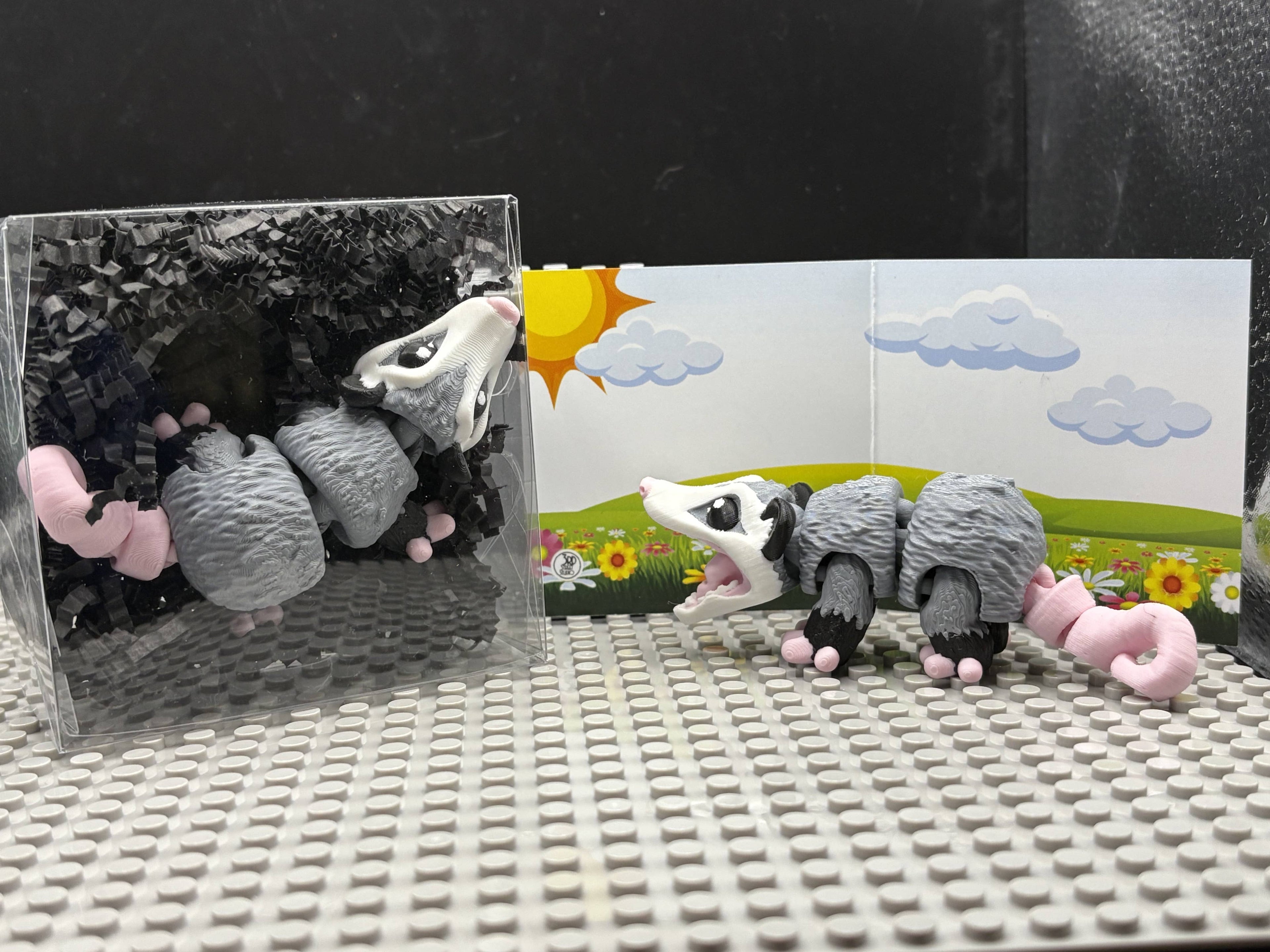 Opossum - Fidget Friend - Includes Play Scene