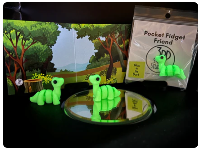 Brontosaurus Fidget Friend - Includes Play Scene