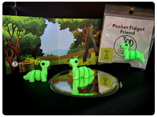 Brontosaurus Fidget Friend - Includes Play Scene