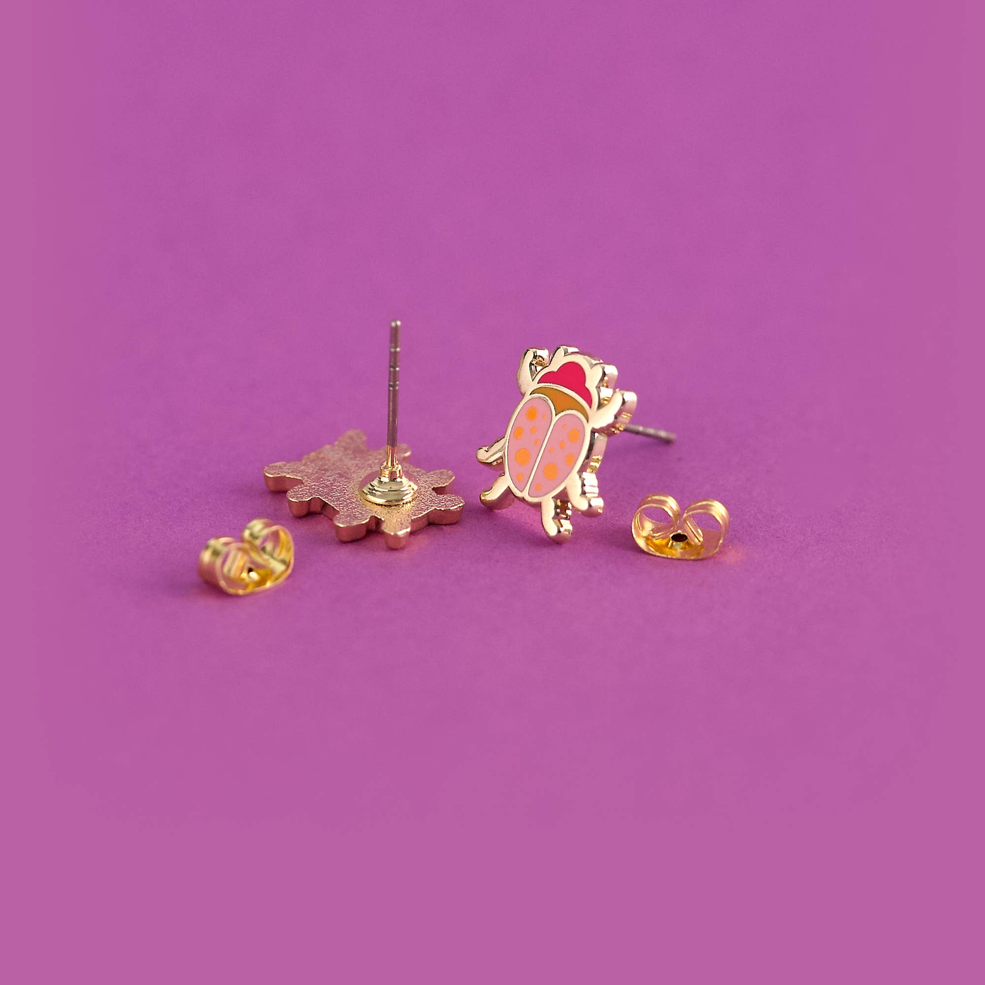 Beetle Earrings