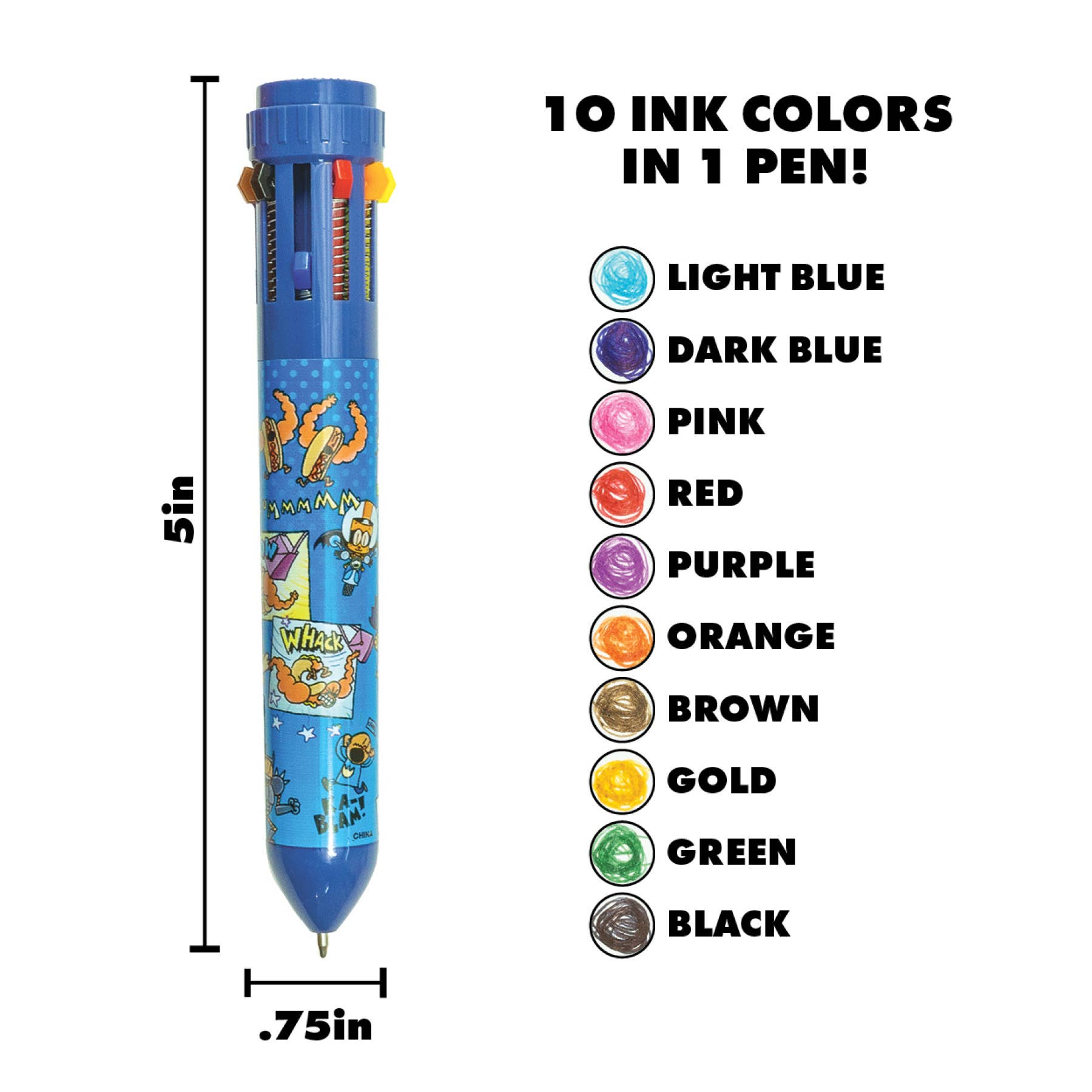 DOG MAN 10 COLOR PEN