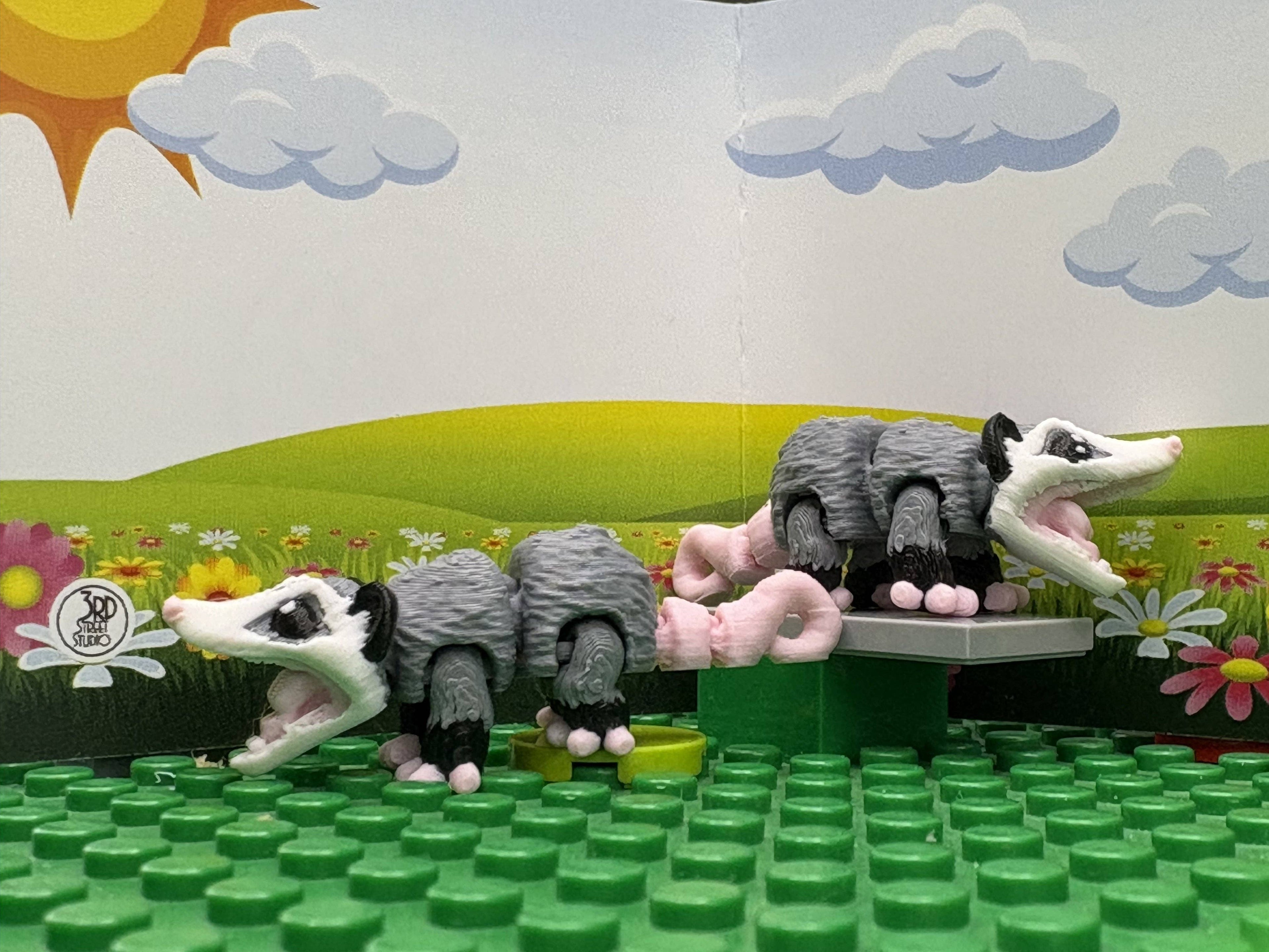 Opossum - Fidget Friend - Includes Play Scene