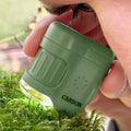 20x Lighted Pocket Microscope Keychain (Green) for Children