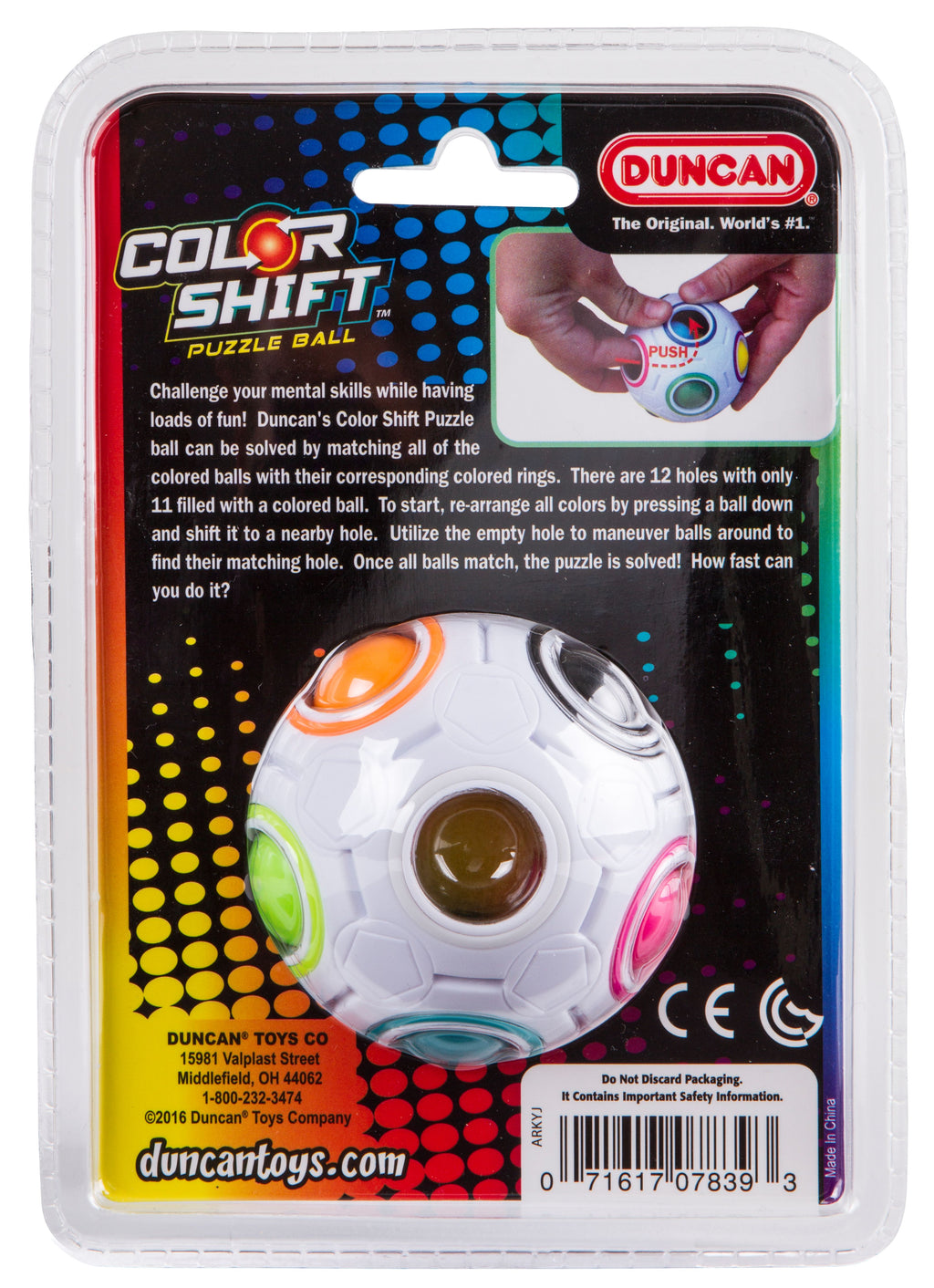 Color Shift Puzzle Ball
