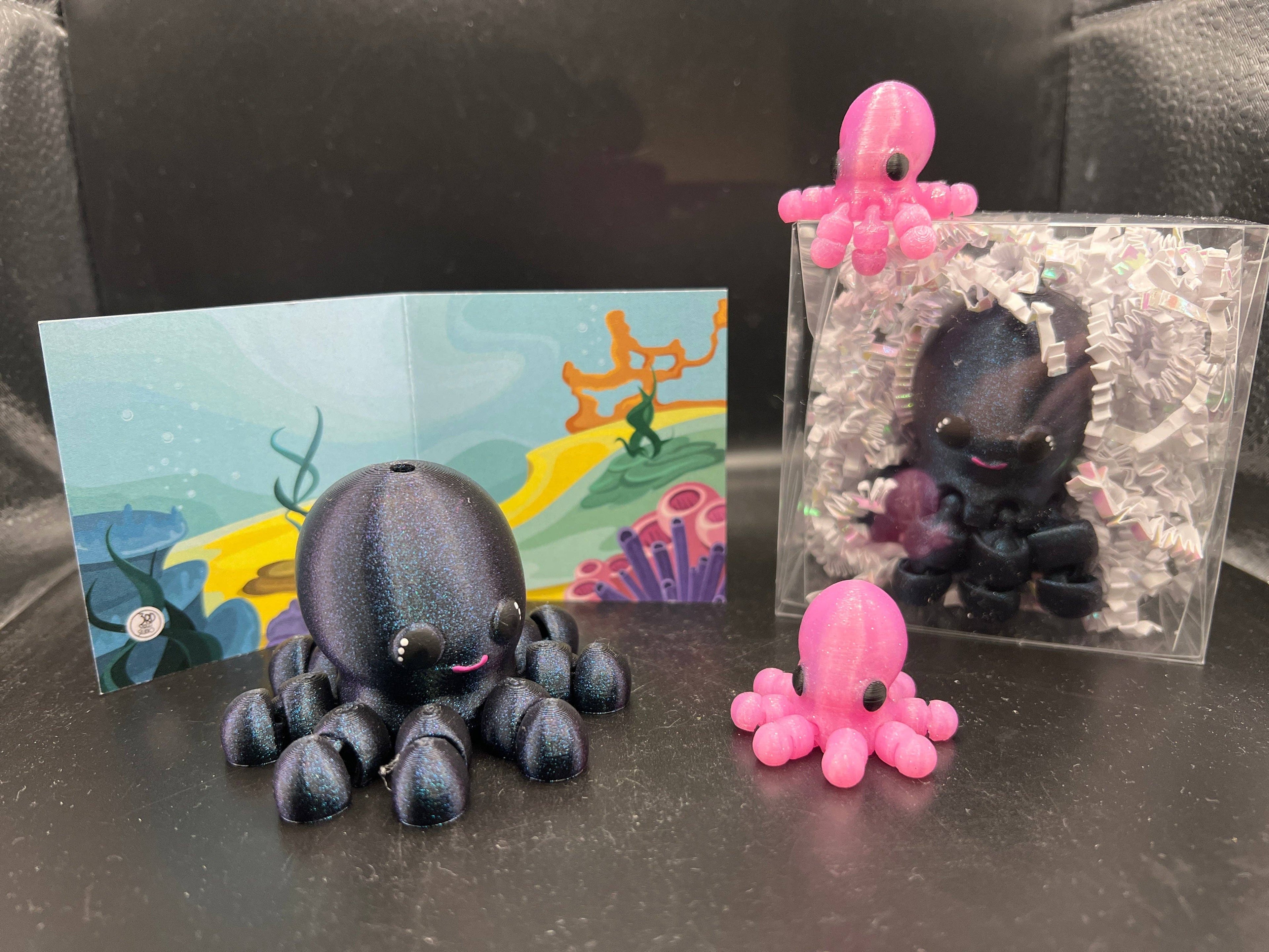 Octopus - Fidget Friend - Includes Play Scene