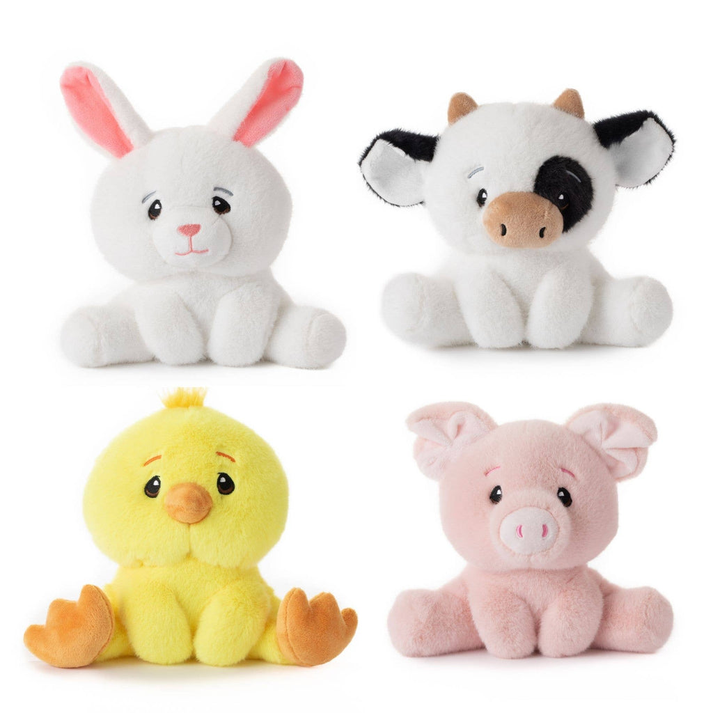 Snugletz Asst Chick, Cow, Pig, Rabbit 7" (17cm)