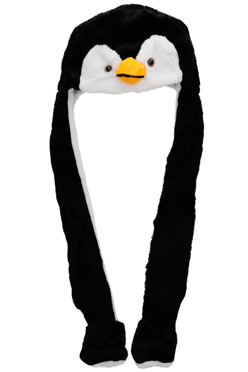 Animal Pals Fuzzy Plush Hat With Long Ear Flaps