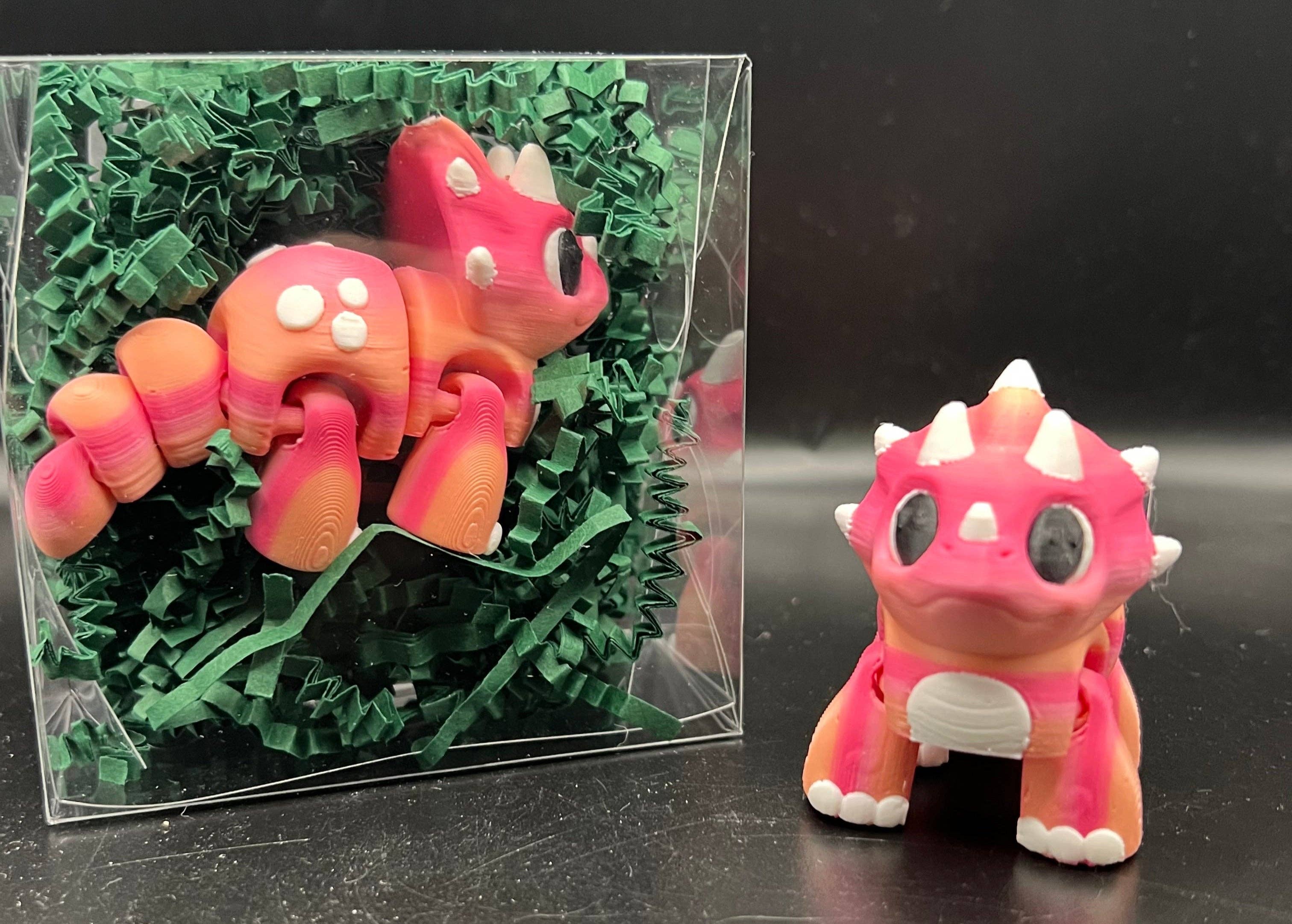 Triceratops - Fidget Friend - Includes Play Scene