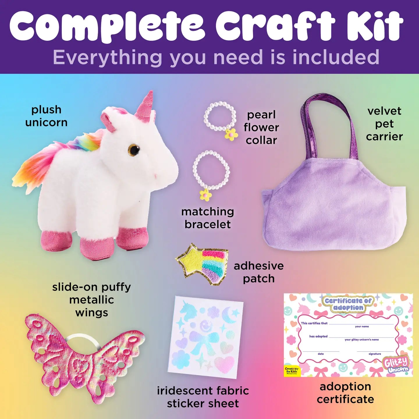 Glitzy Unicorn DIY Craft Kit