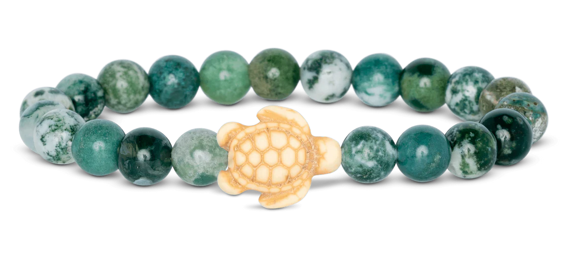 The Journey Bracelet (Sea Turtle): Seagrass Green