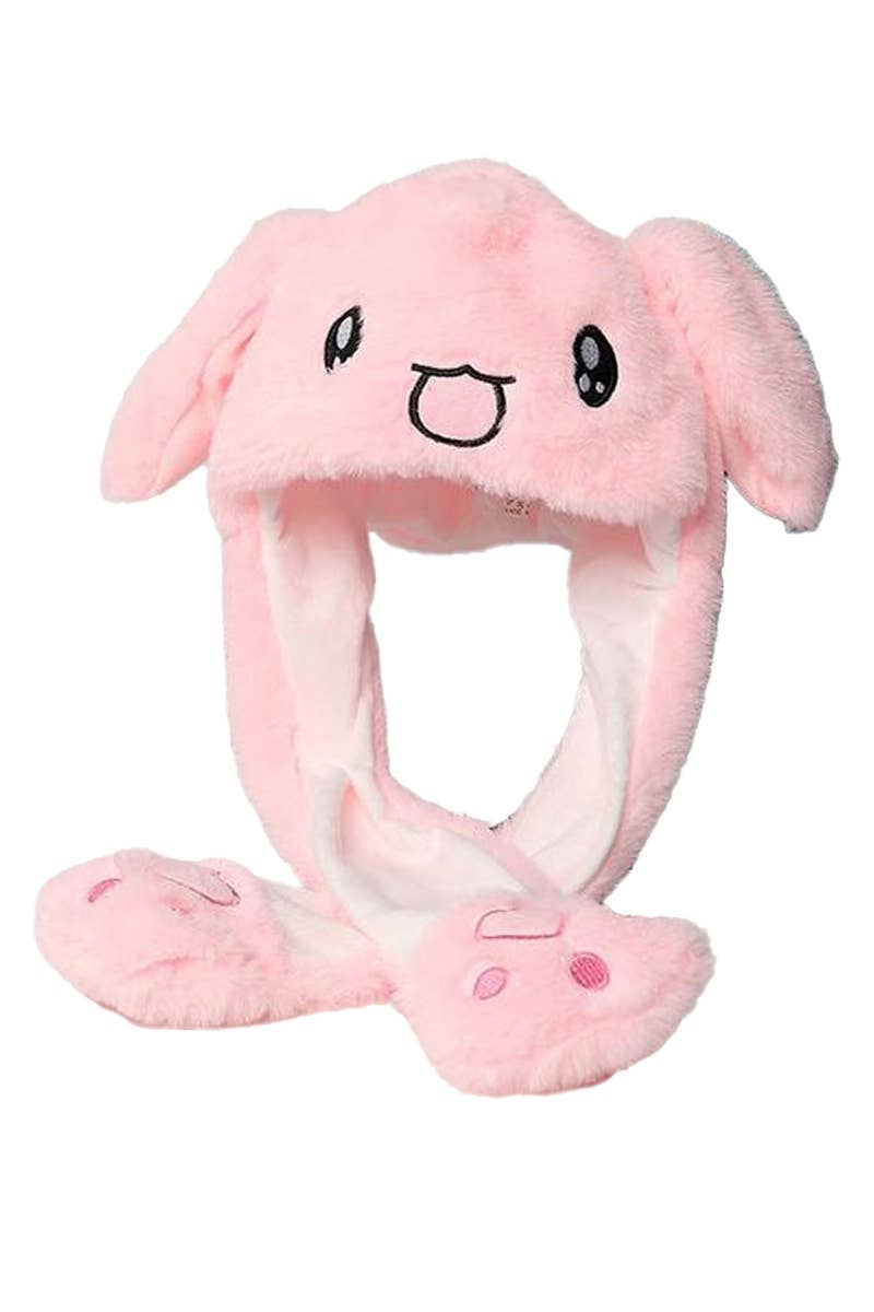 Animal Pals Led Light-up Ear Moving Fluffy Fur Hat