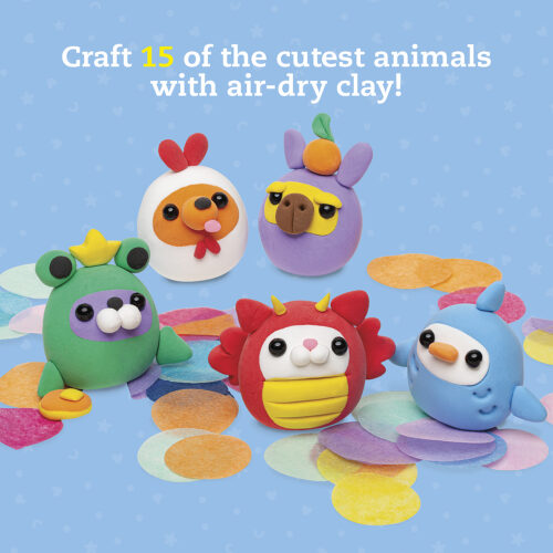 Air-Dry Clay Animal Party