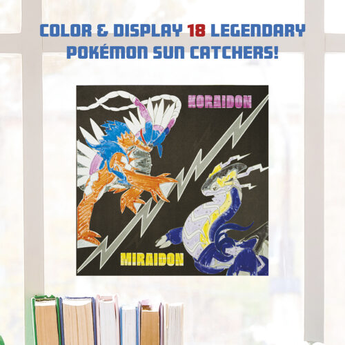 Pokemon Legendary Stained Glass Art
