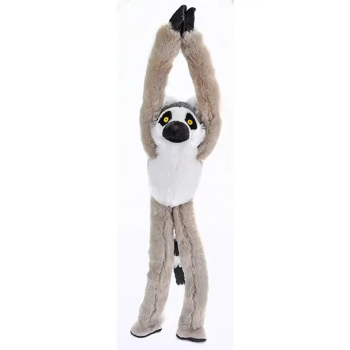Hanging Ring Tailed Lemur Stuffed Animal 22"