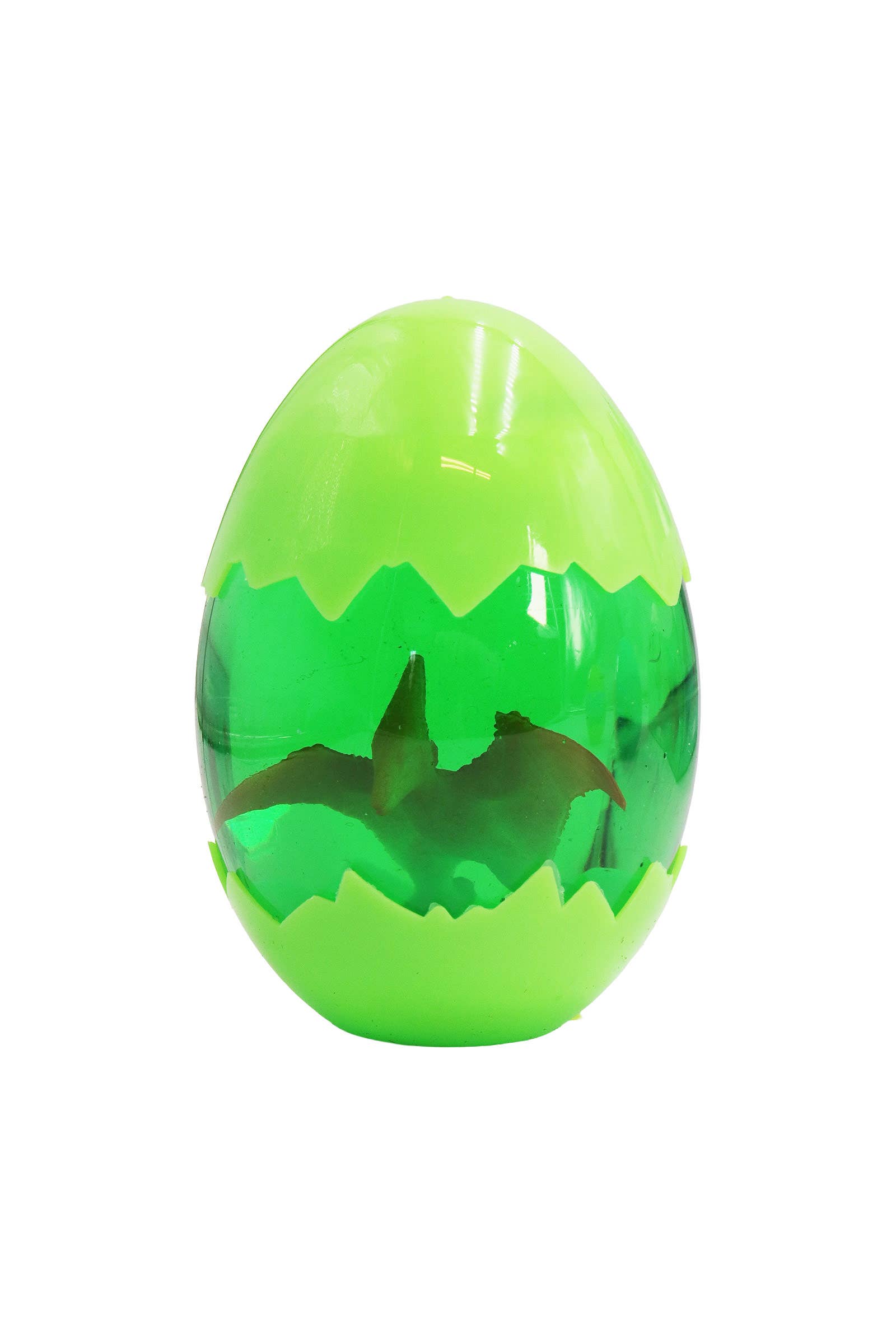 Jumbo Dino Figurine Egg Glitter Slime