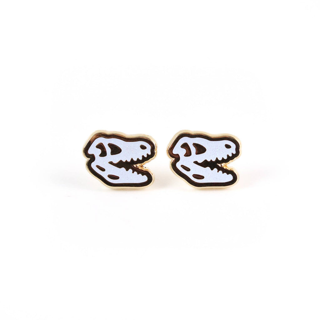 Trex Skull Earrings
