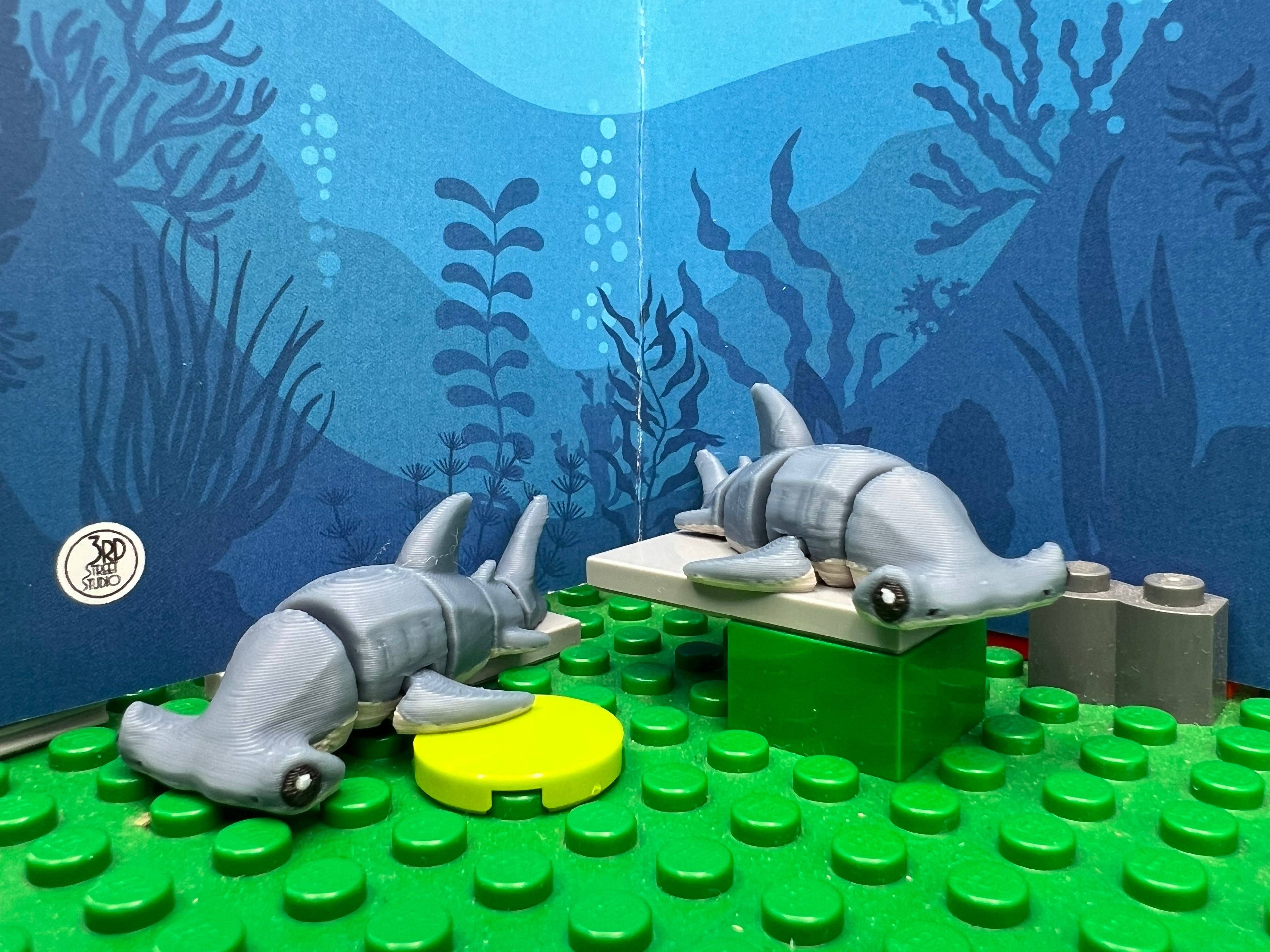 Hammerhead Shark Fidget Friend - Includes Play Scene