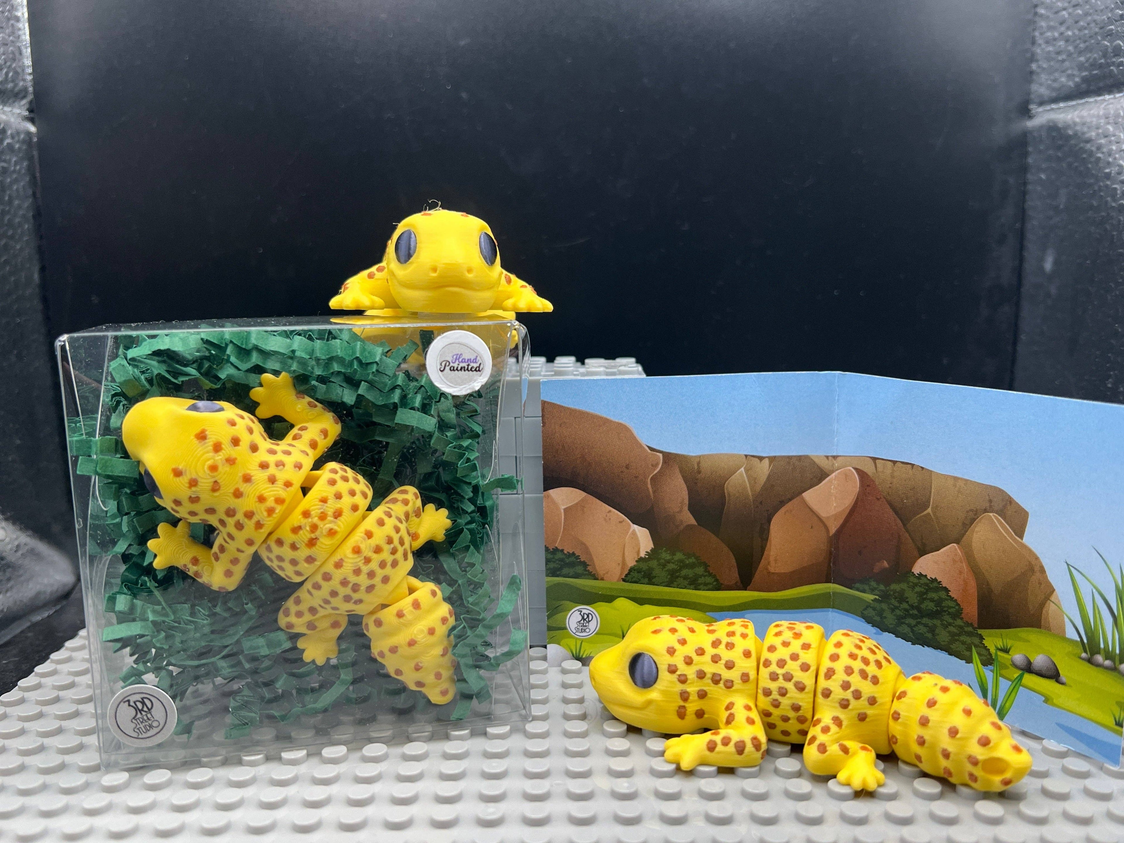 Gecko Fidget Friend - Includes Play Scene