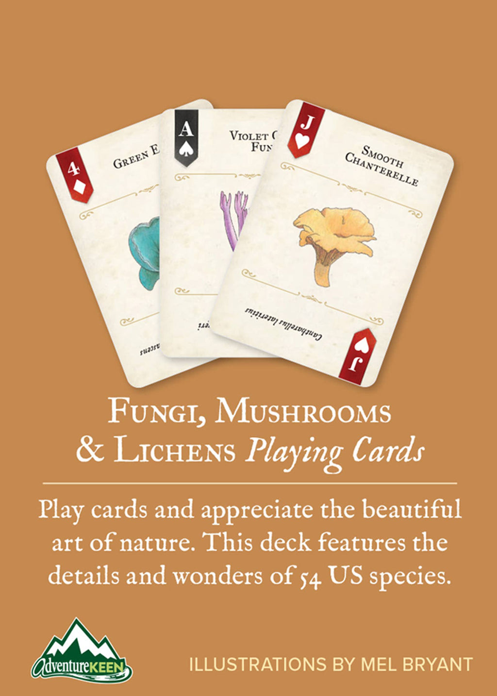 Fungi, Mushrooms & Lichens Playing Cards
